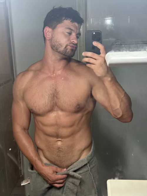 Nothing better than a cold shower to start the day
