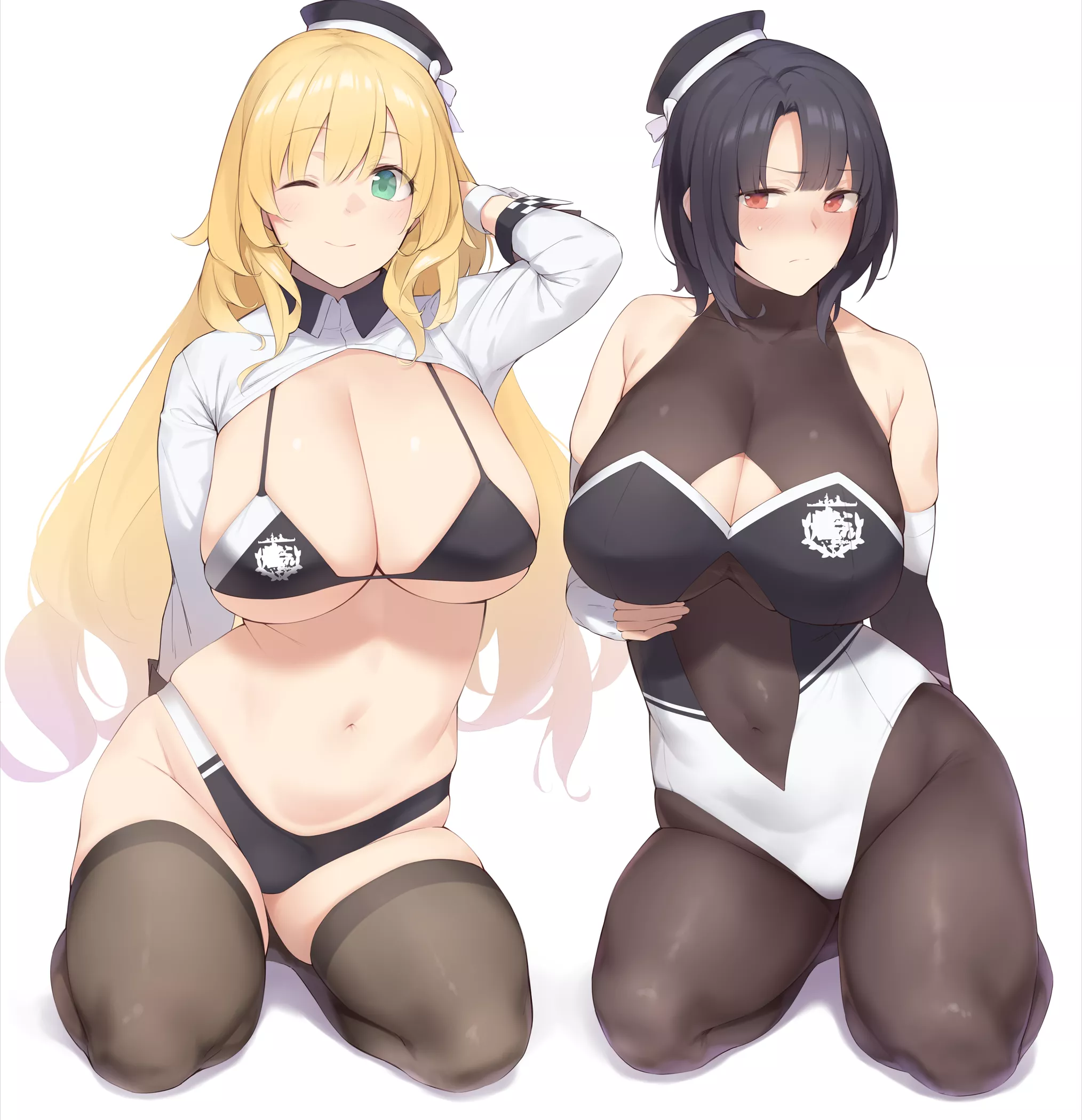 Race Queens Atago and Takao (Enosan) [KanColle/Azur Lane]