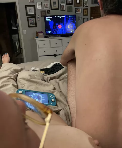 Sometimes you just need a bit of quality game time. [m,f]