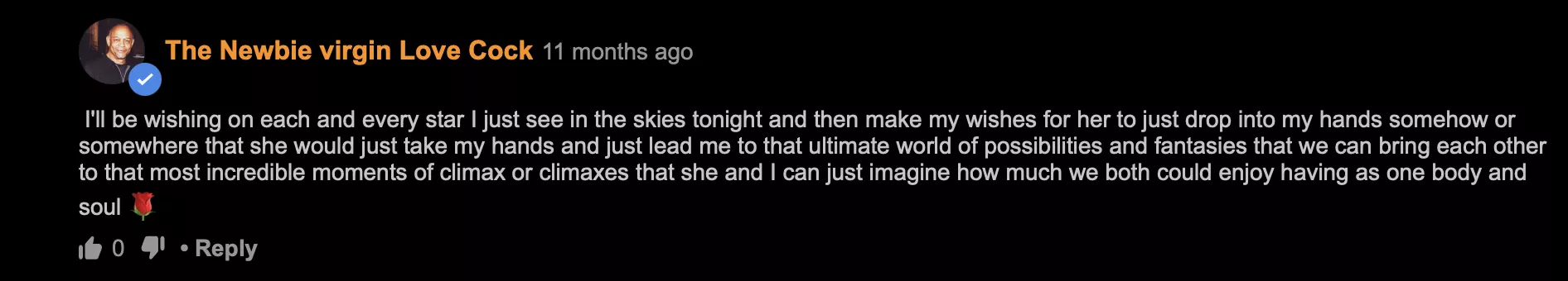 This is depraved stalker talk