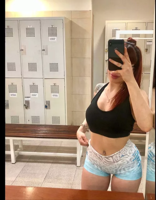 You should be the one taking them off of me after the gym