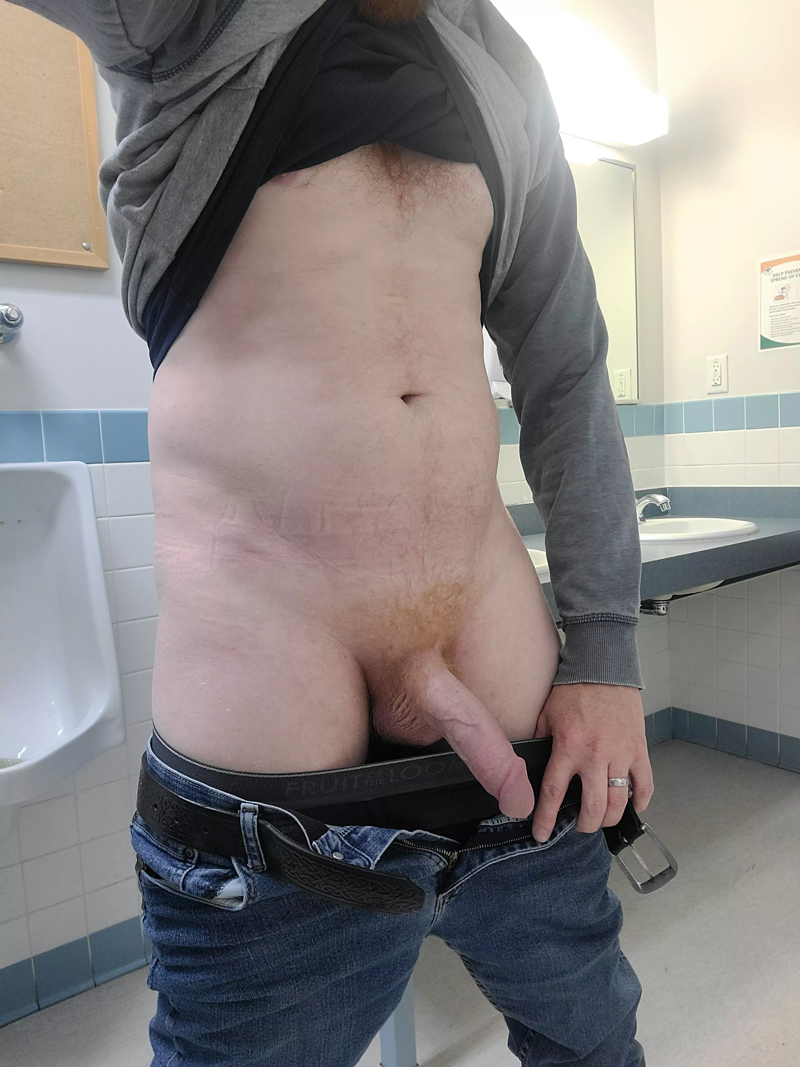 (38) Caught in the public bathroom