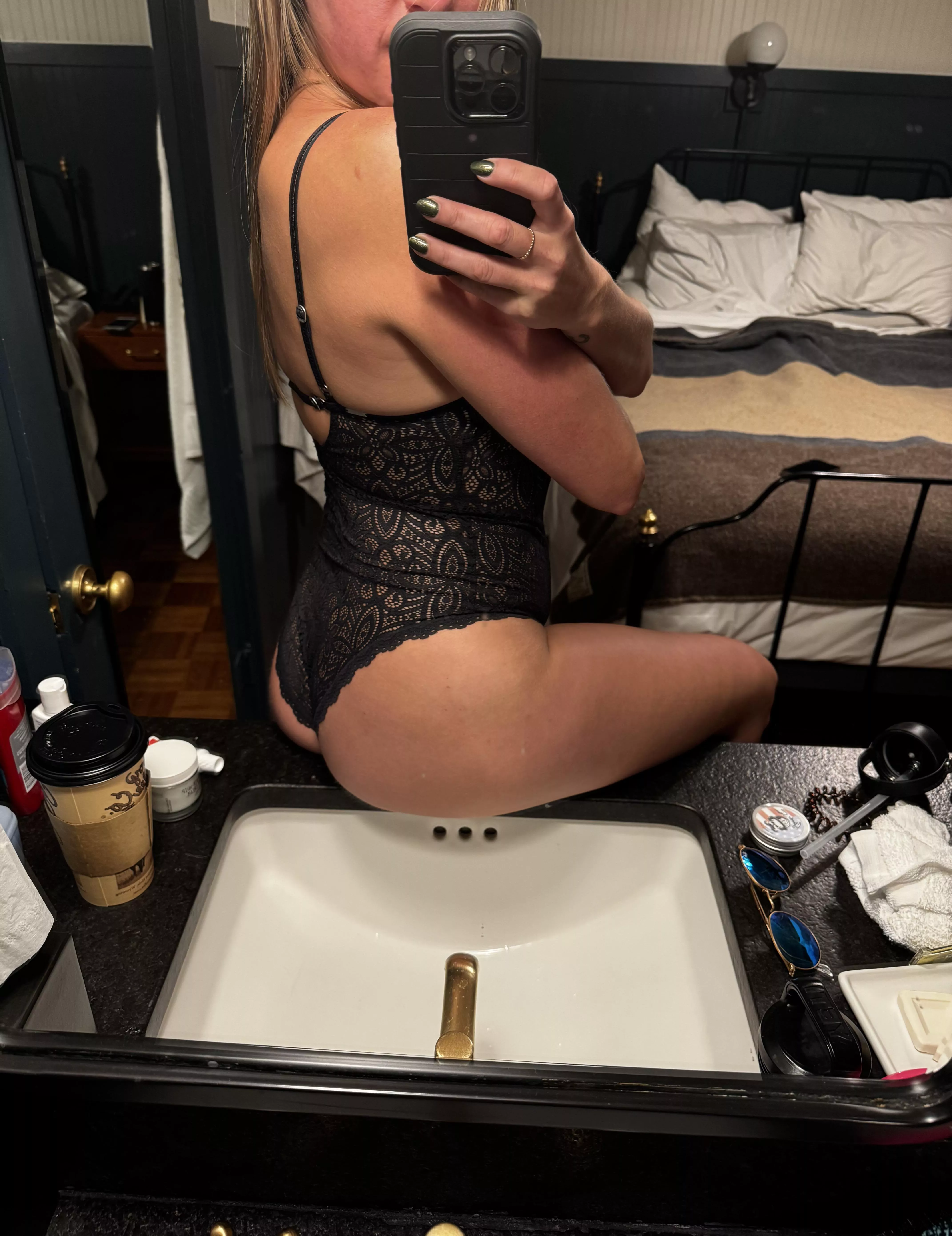 Always need to sneak a quick pick as I’m getting ready