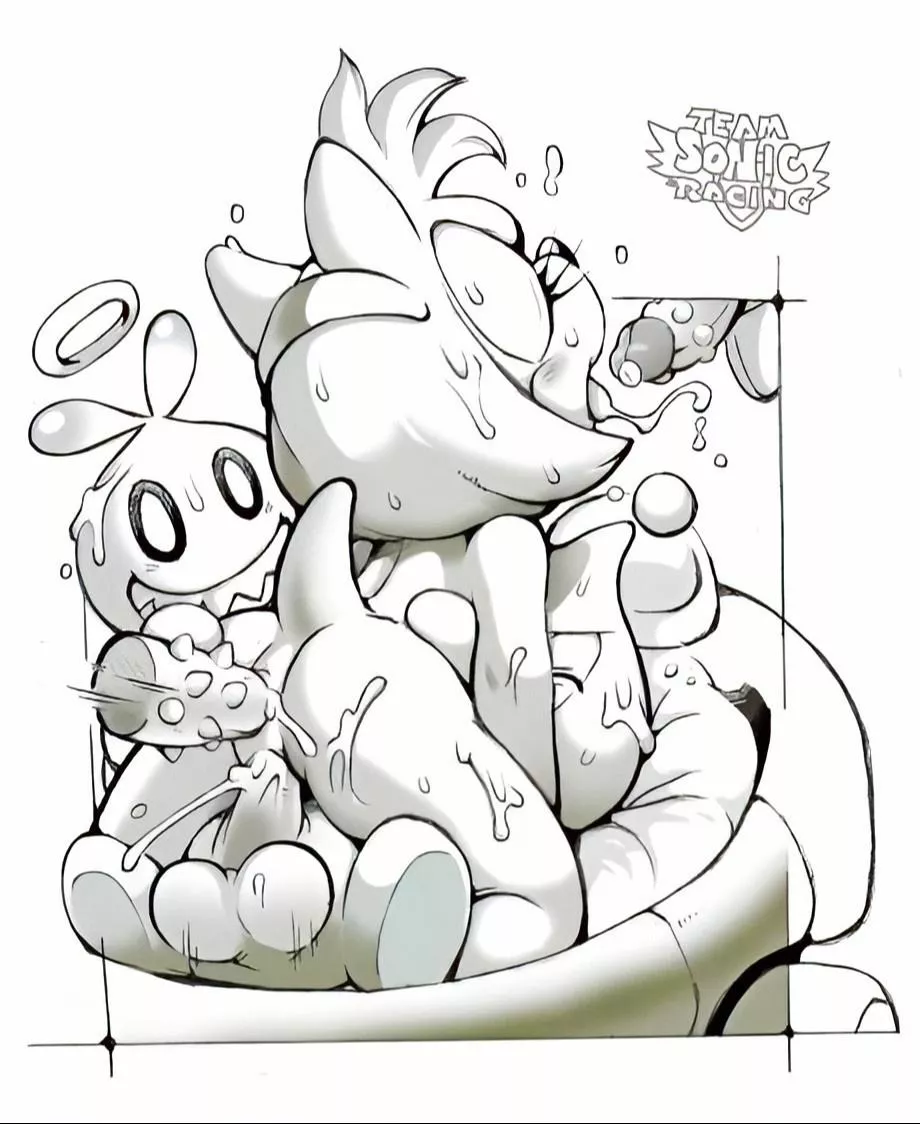 Amy rose taking cumshots and a creampie. 