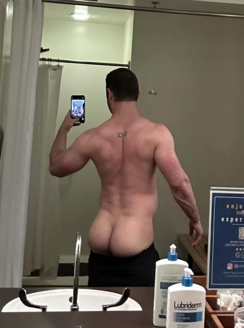 Feeling cheeky at the gym