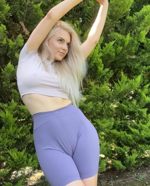 I decided to stretch a little before training