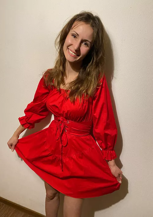 I even put on a really hot dress for you today.