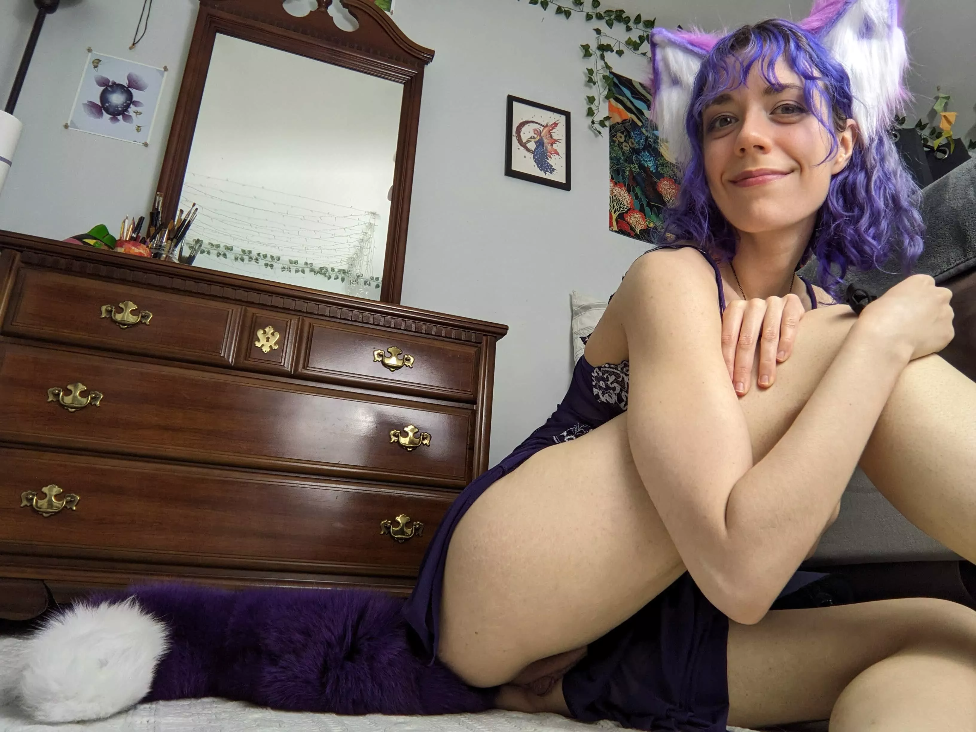 i'm sure it's just the ears and tail you noticed...