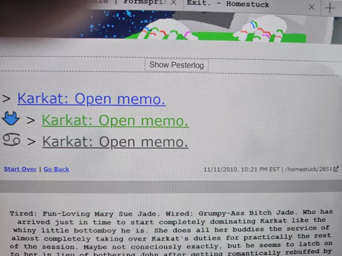 Karkat confirmed bottom.