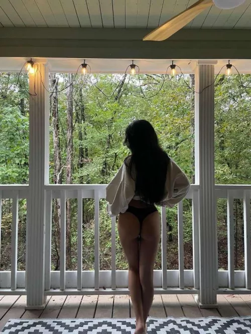 Love my natural dark hair 