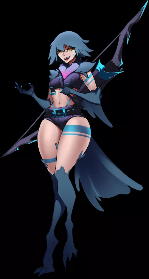 Melea harpy girl (by Ninego) [The Veil Chronicles: Nix University] 