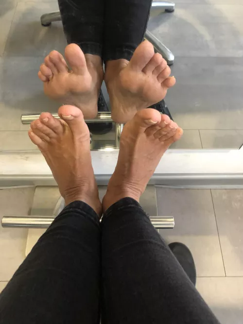 My feet, front and back...all in one picture(oc)