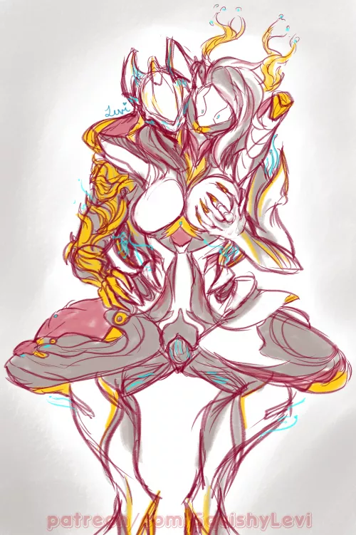 [Nidus + Saryn] Me and my BF's Warframes (SquishyLevi)