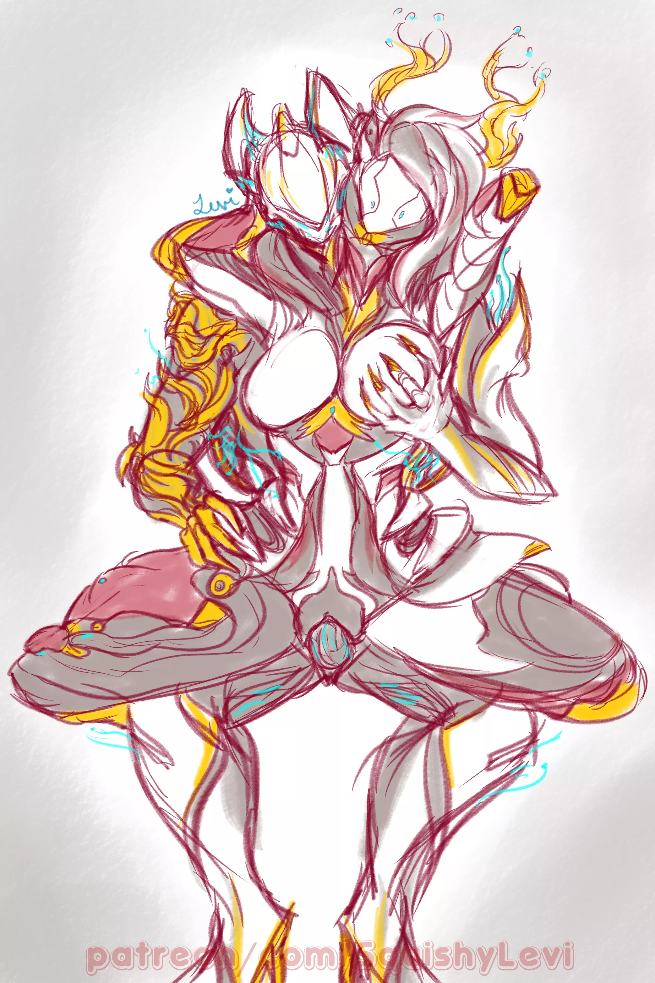 [Nidus + Saryn] Me and my BF's Warframes (SquishyLevi)