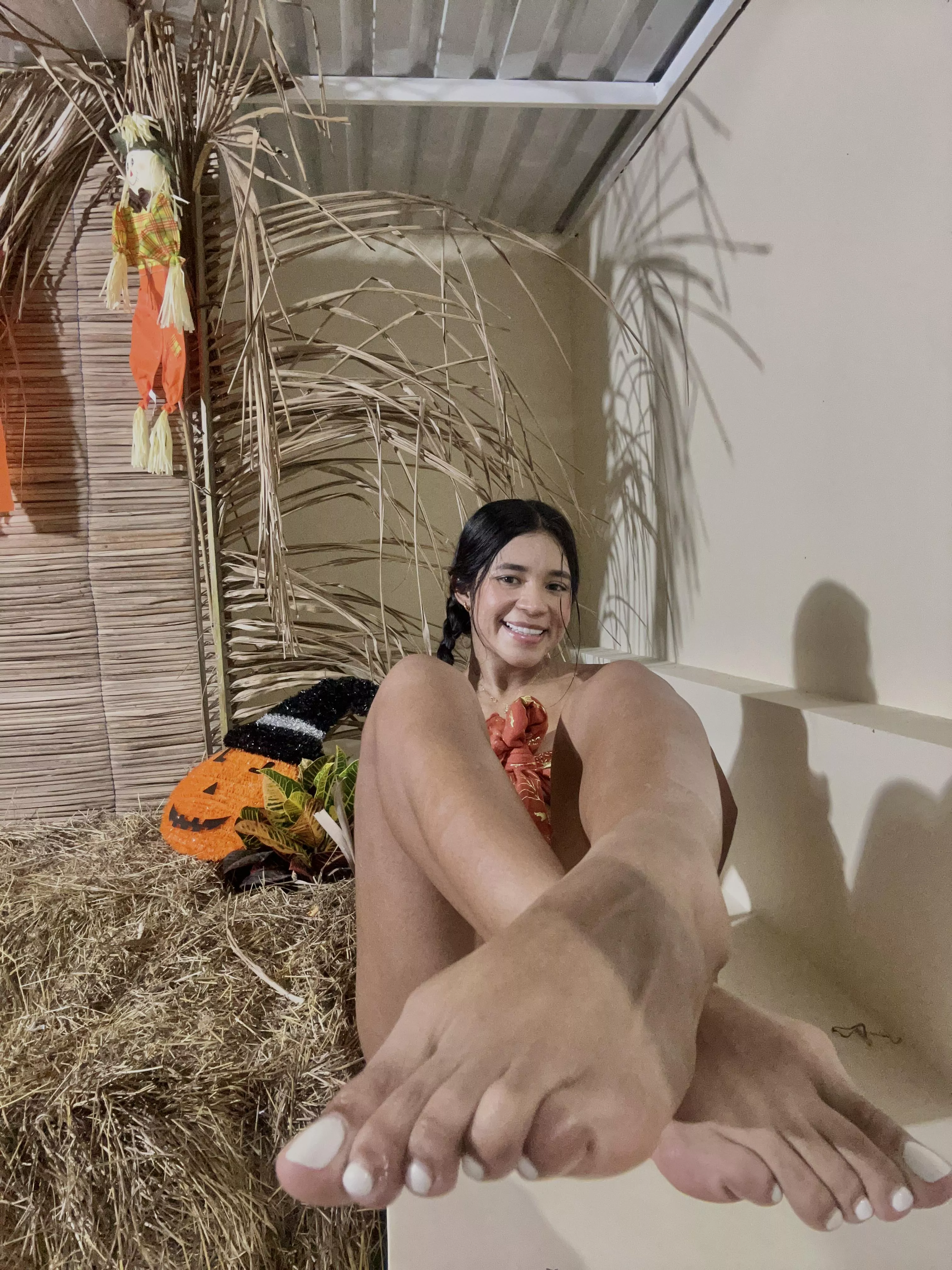 Can you lick my feet if I asked nicely?