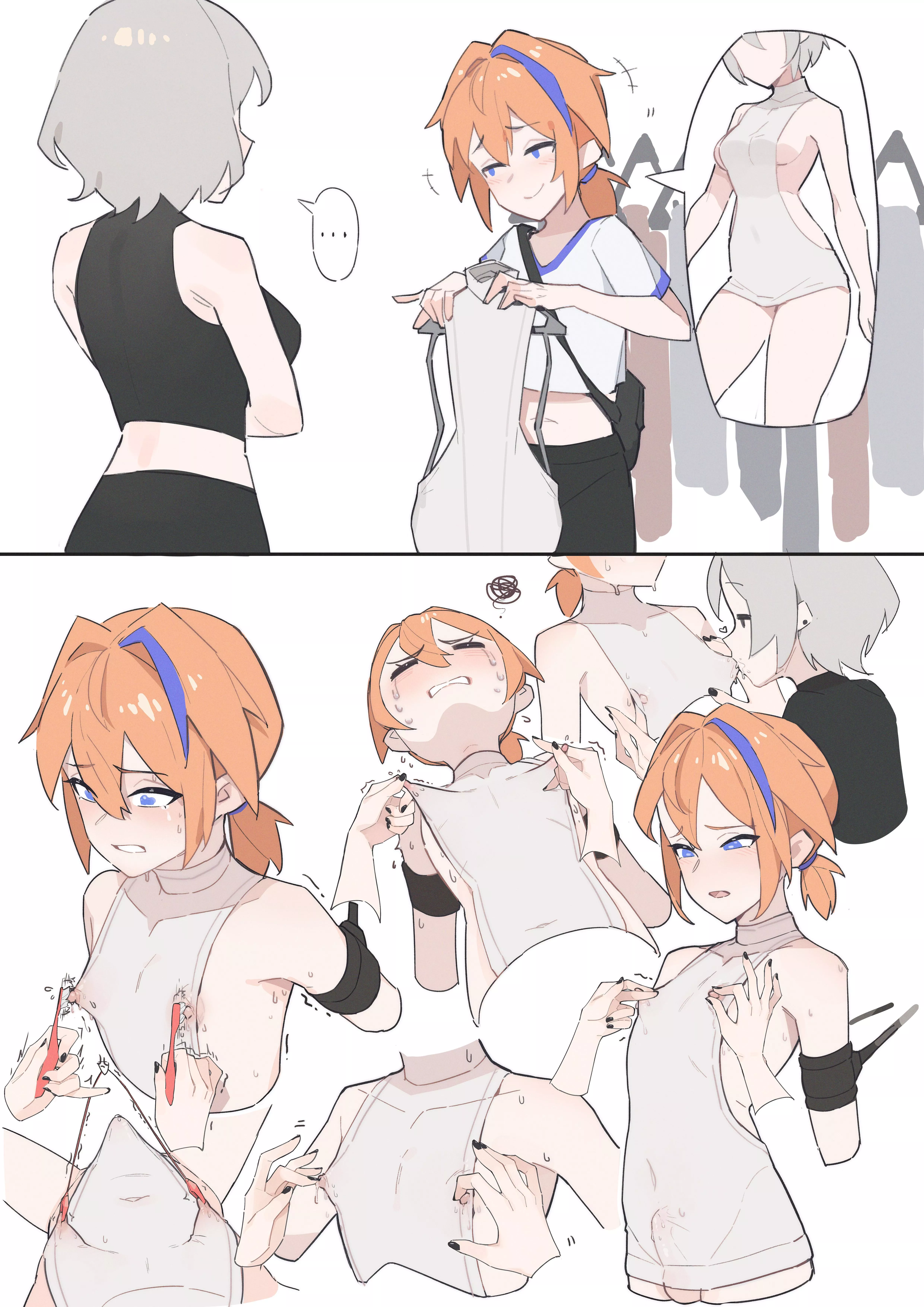 His nipples are his weakness 