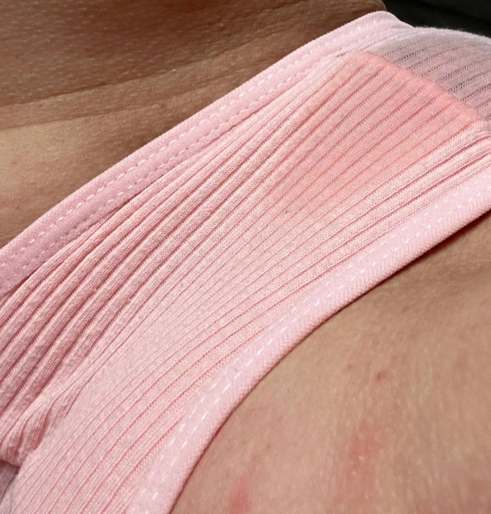 how beautiful my secretions look on pink panties