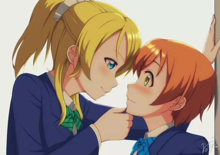 Lifting her chin [Love Live School Idol Project]