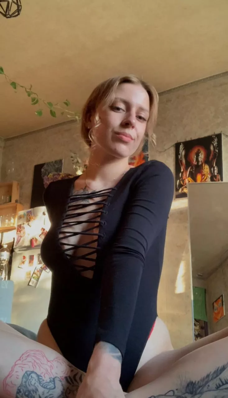 Many people think this bodysuit is too revealing, but I like how my body looks in it