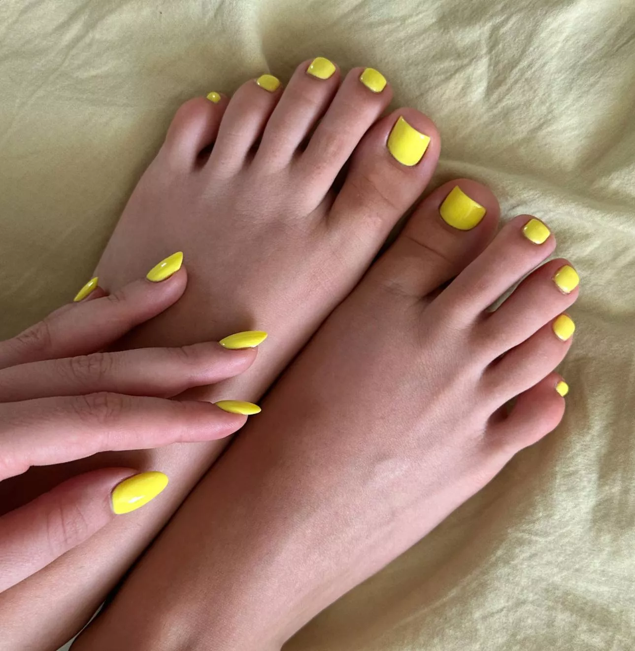 Nailed it Do you like yellow nail polish