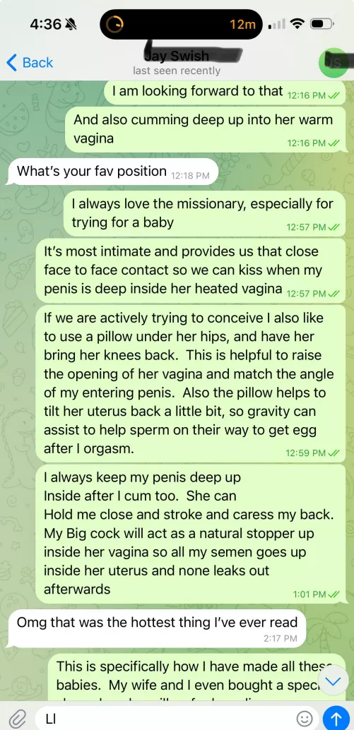 Telling a cuck hubby exactly how I’m going to breed his wife! 