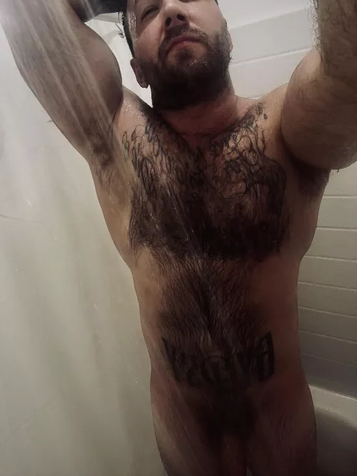 They gotta get clean sometimes. 