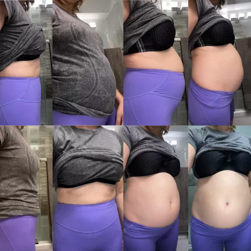 Told my family I was going to the gym but did a bloated instead