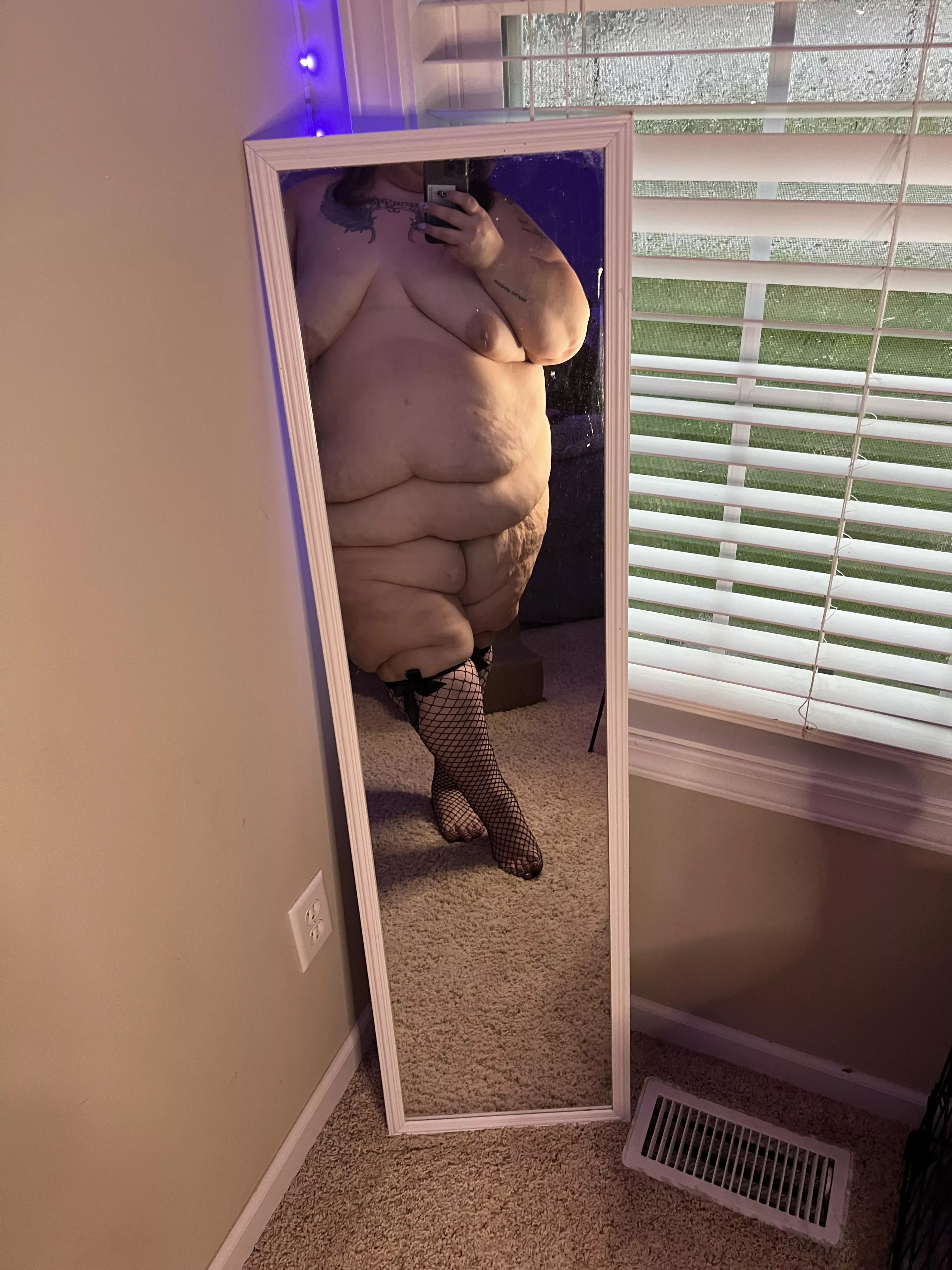 Would you fuck me in my fishnet stockings?