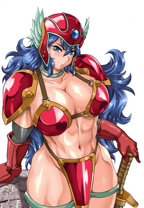 A revised version of the female warrior [@GLC09BK88PGot7U]