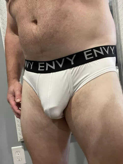 Do my new briefs make my package look good? 