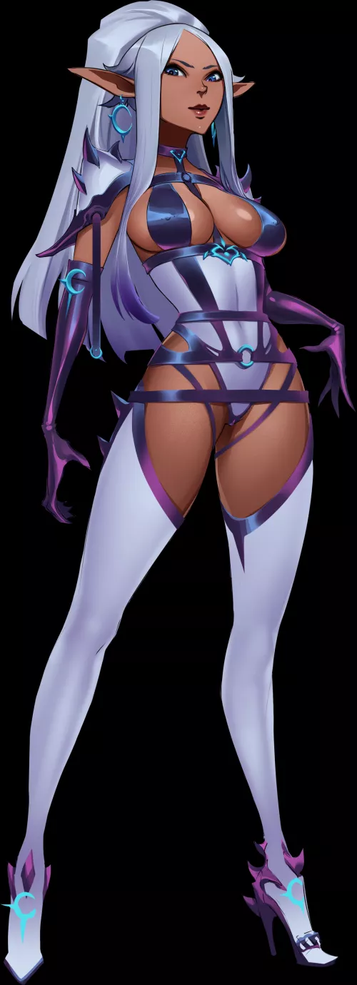 Dzira - elf girl (by Ninego) [The Veil Chronicles: Nix University] 