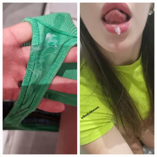 Guess what I have on my mouth :) so yummy 🤤