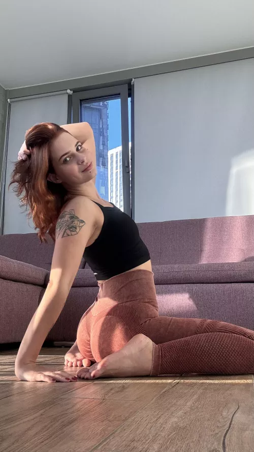 Just starting my morning yoga. Does anyone wanna join?