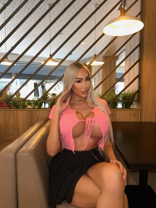 Like my bimbo fucktoy outfit?