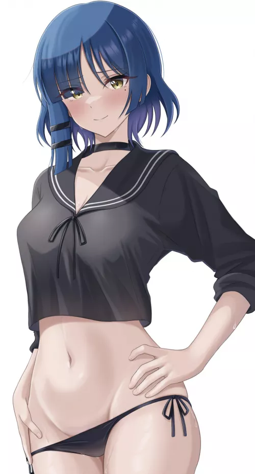 Ryo Yamada Posing In Her Sexy Swimsuit [Bocchi The Rock]