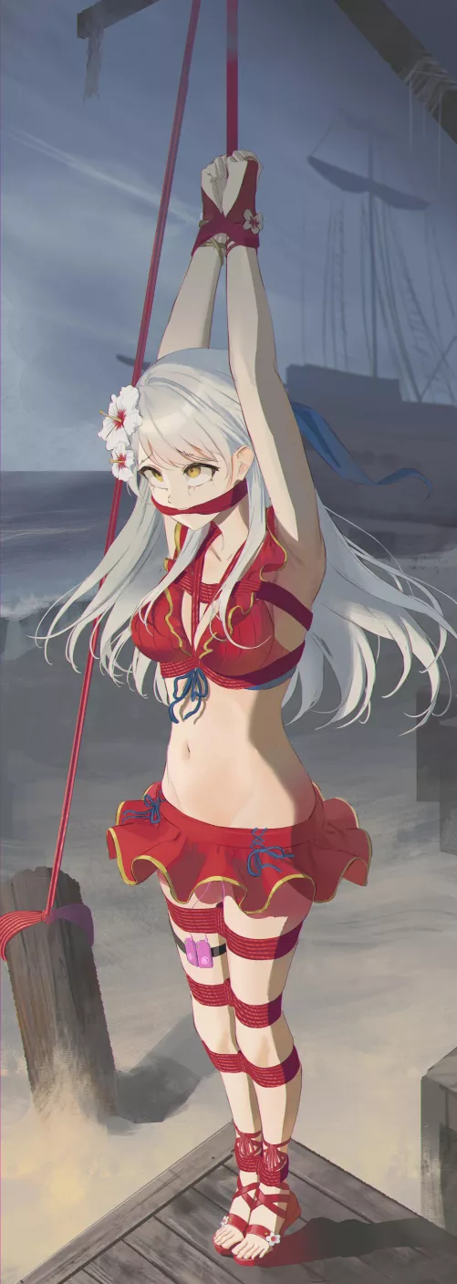 Welcoming arriving ships to the port 