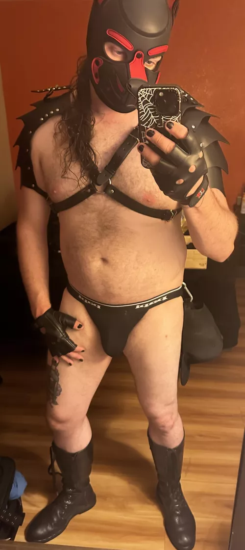 What part of me you worshiping first, pup? 