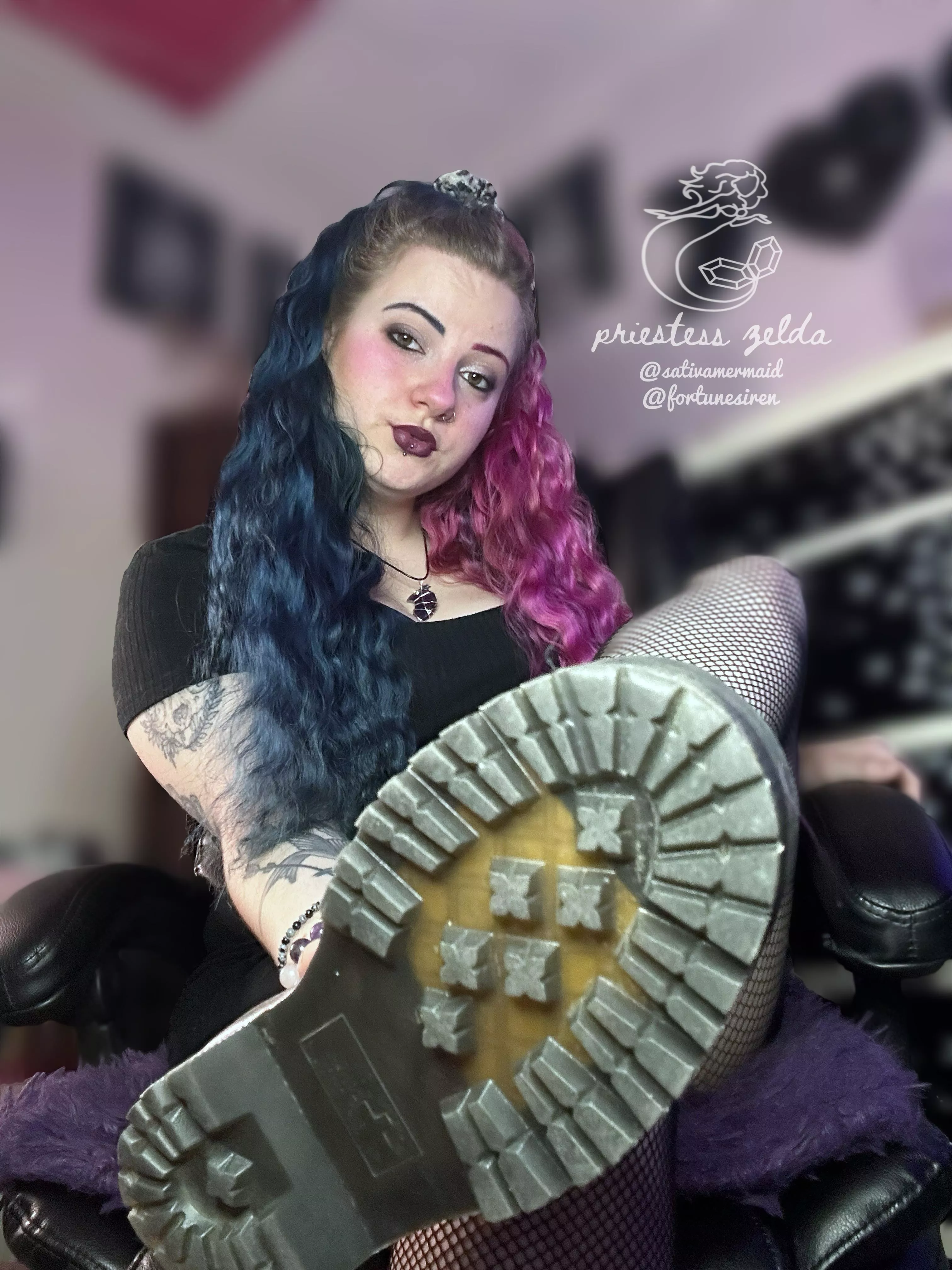 would you let me step on you? 😈