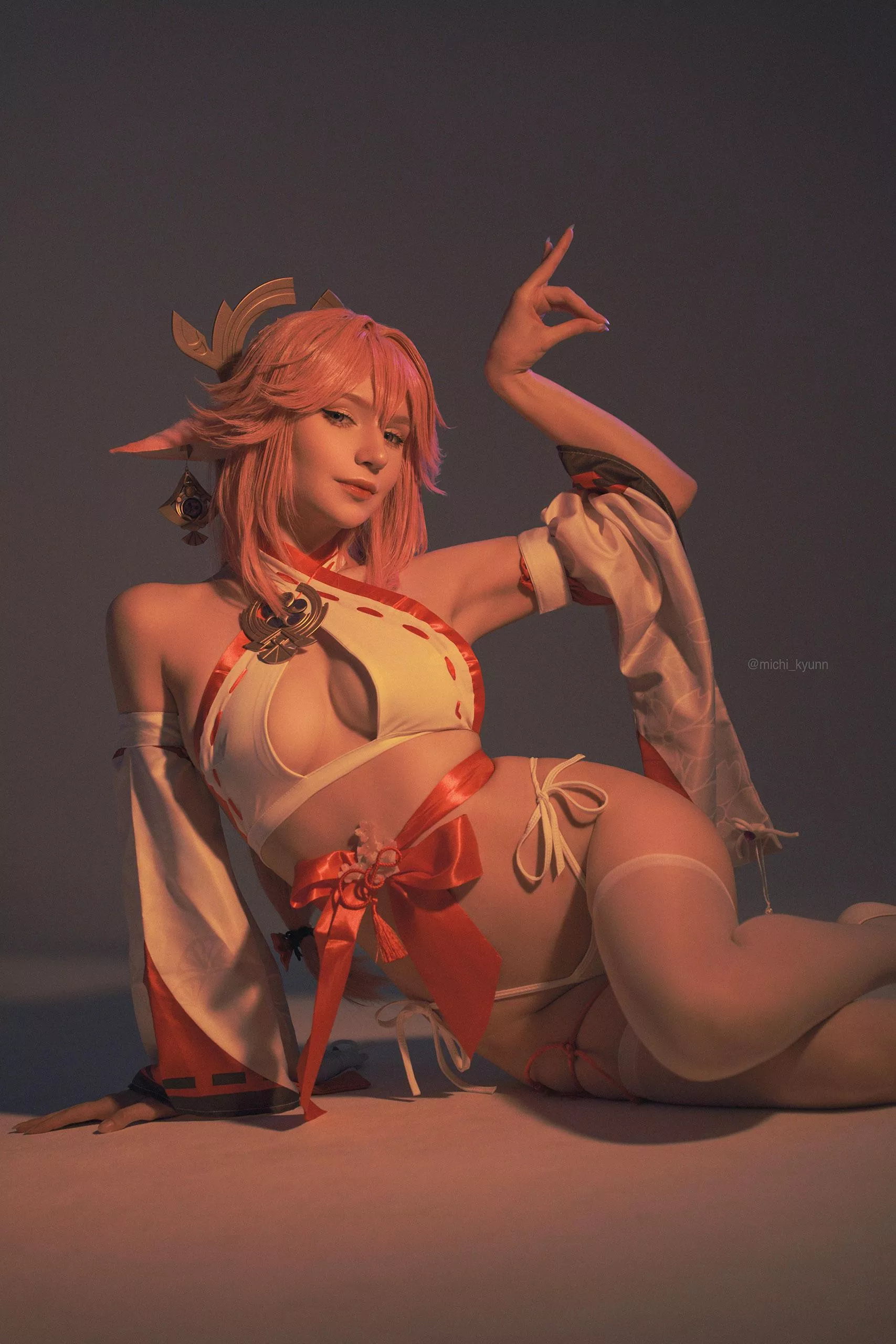 Yae Miko from Genshin Impact by michi_kyunn