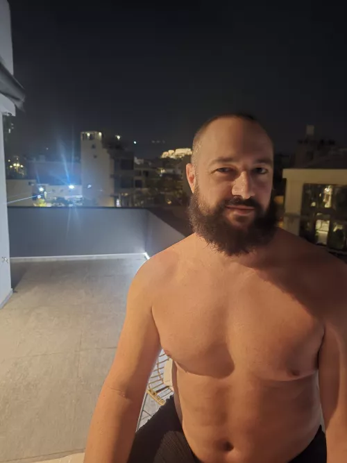 Enjoying the view in Athens