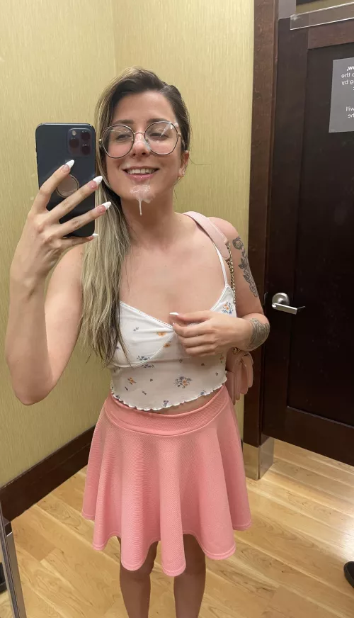 I think I’m going to wear it home. 