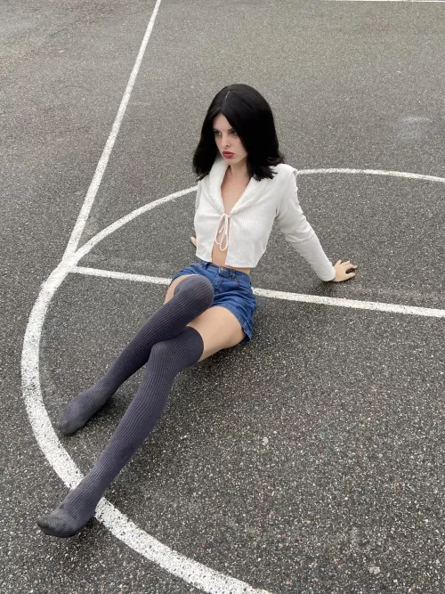 It seems that this outfit was too depraved for a walk...