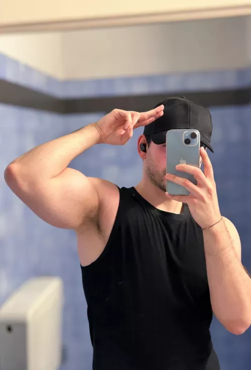 Just after my workout 