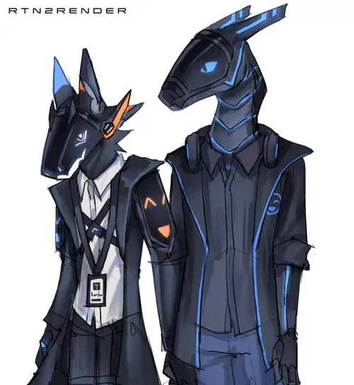 Me and my bf’s sonas