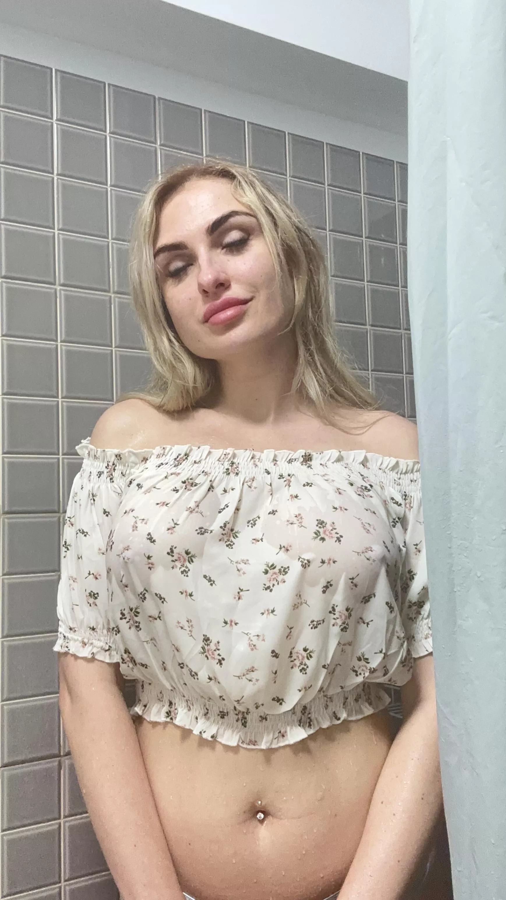 Ready to hop in the shower with me