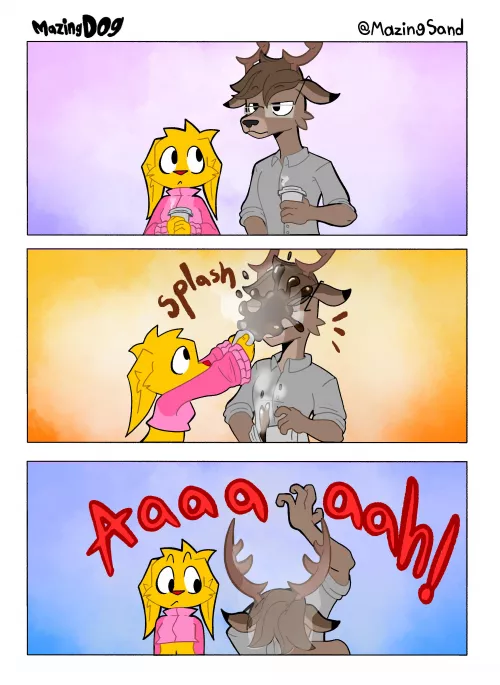 A MazingDOG COMIC!!! “Intrusive thoughts” starting Serarel! (By me)