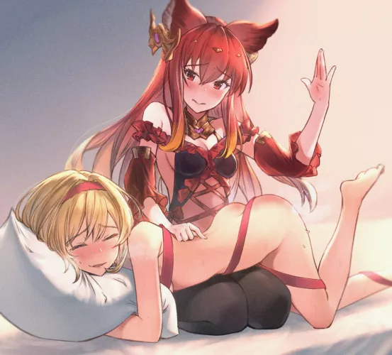 Anthuria gave Djeeta her Valentine's reward [Granblue Fantasy]