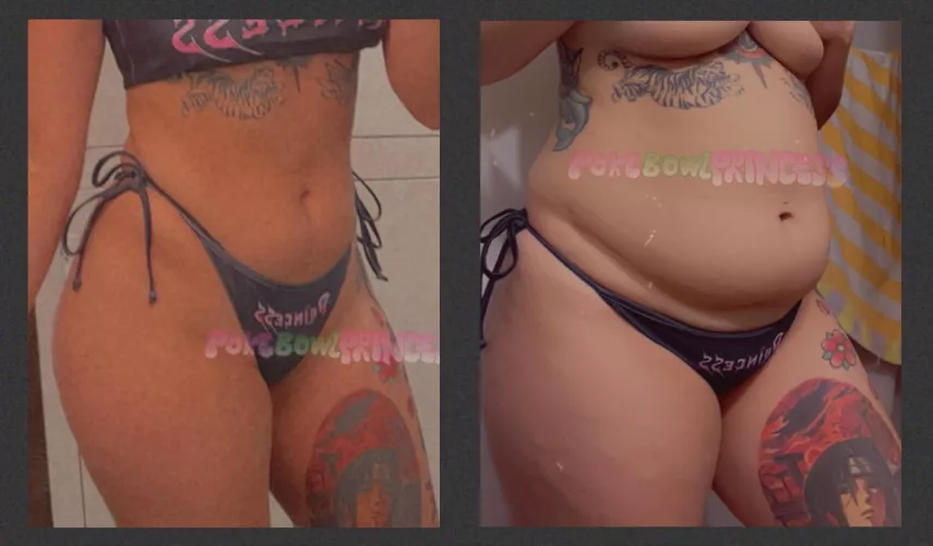 Eating as much as I want everyday hasn’t changed my body that much…right??😳😳💕