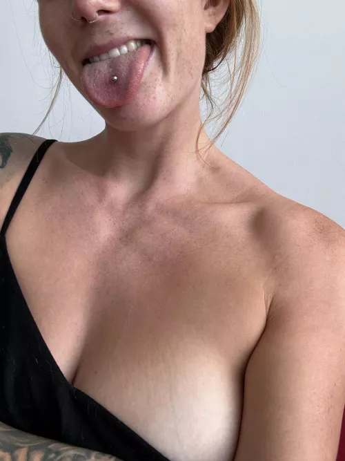 The tan is from the last few weeks, but still a pale girl 