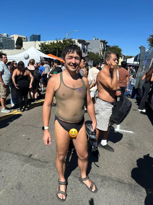 At Folsom Street Fair in San Francisco